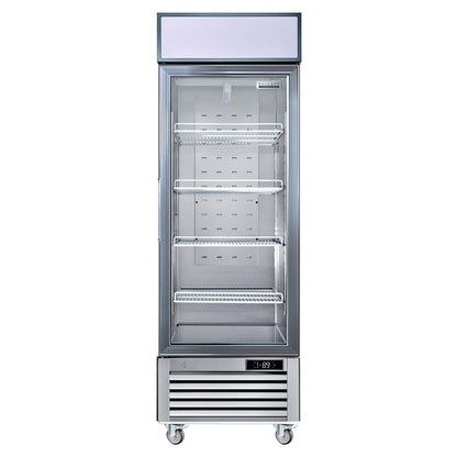 Bellaro Commercial 27 in. 23 cu. ft. Convertible Glass Door Merchandiser