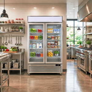 Bellaro Commercial 55 in. 49 cu. ft. Convertible Glass Door Merchandiser
