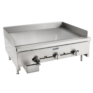 Bellaro Commercial 36 in. Gas Thermostat Griddle
