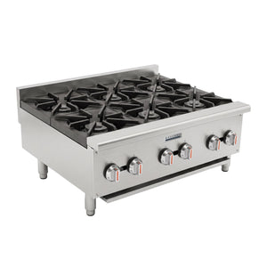 Bellaro Commercial 6 Burner Gas Hotplate