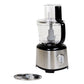 Bellaro 11-Cup Food Processor, Black/Stainless Steel