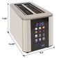 Bellaro 4-Slice Long Slot Toaster, Touchscreen, Stainless Steel